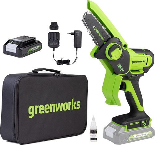 24v 10cm mini motosega - 10cm, a